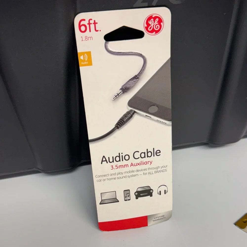 GE 3.5mm Audio Cable - Black